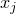 %preamble{\usepackage{amsmath}} $x_j$